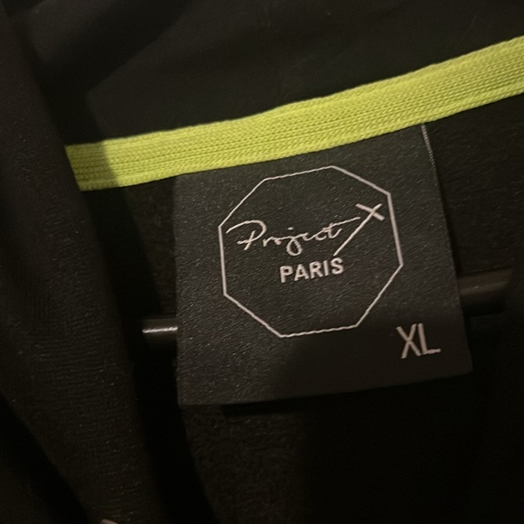Project x Paris Men’s Long Sleeve Hoodie Black - Picture 4 of 8
